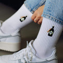 The Illusionist Clubhouse Socks - Ladies - Lifestyle Shot with Model